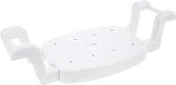 Reguliuojama baltos spalvos vonios kėdutė 58–77 × 27,5 cm