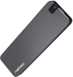 NATEC Rhino aluminum external enclosure for M.2 NVMe SSD with USB‑C 3.2 Gen 2 (10 Gb/s)