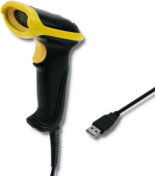 Rankinis 1D brūkšninių kodų skaitytuvas USB