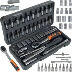 Įrankių rinkinys lagamine 46 vnt. BIGSTREN 1/4 su TORX antgaliais