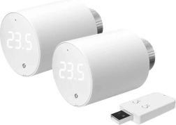 Shelly BLU TRV thermostatic valve with Wi‑Fi and Bluetooth – set of 2 pcs with control unit