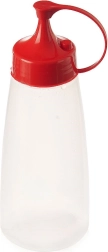 Plastikinis padažų dozavimo buteliukas 525 ml su dozatoriumi