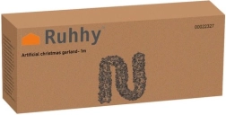 Kalėdinė girlianda su kankorėžiais ir raudonomis uogomis 1 m Ruhhy