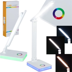 Sulankstomas LED stalinės lempos su lietimui jautriu valdymu ir RGB pašvietimu, USB