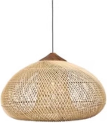 Pakabinamas rotango šviestuvas 50 cm – Natūralus