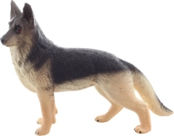 Plastic German Shepherd Dog 9 cm