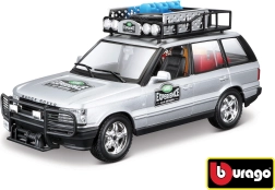 Metalinio automobilio modelis 1:24 RANGE ROVER – sidabrinis