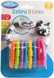 Žaislas vaikams Playgro Zebra su žiedais