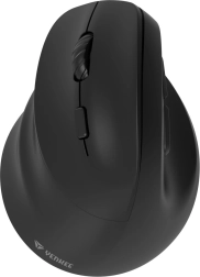 Ergonomiška belaidė vertikali pelė kairiarankiams su akumuliatoriumi ir dviguba jungtimi WL + BT
