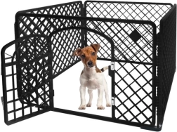 Plastinis aptvaras naminiams gyvūnėliams 90 × 90 × 60 cm