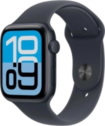 Apple Watch SE 3 GPS + Cellular 40 mm aliuminis Mitternacht su sportine apyranke M/L