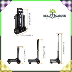 Sulankstomas transportavimo vežimėlis su teleskopine rankena 40 kg