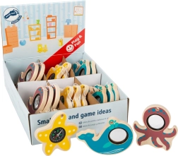 Small Foot medinis sensorinis žaislas vandenynas – banginis ir aštuonkojis