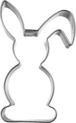 Stainless Steel Bunny Cookie Cutter 6 cm
