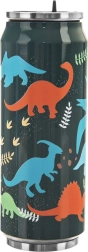 Can-shaped thermal mug with dinosaurs 500 ml