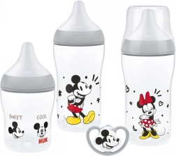 NUK Perfect Match Disney Mickey Mouse kūdikių buteliukų ir čiulptuko rinkinys
