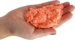 Magiškas kinetinis smėlis vaikams 1 kg – Oranžinis