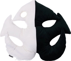 Dekoratyvinė pliušinė lapo formos pagalvėlė – Typ 2