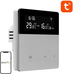 Išmanusis AVATTO vandens šildymo termostatas su Wi‑Fi ir TUYA