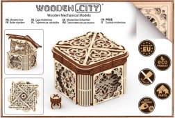 Wooden Mechanical Puzzle Secret Box