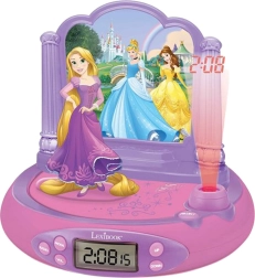 3D žadintuvas su projektoriumi Disney princesės