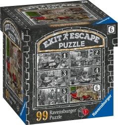 Ravensburger pabėgimo žaidimas EXIT dėlionė „Vaiduoklių dvaras: garaže“ (99 dalių)