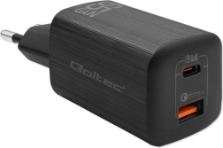 Tinklo įkroviklis 65W GaN ULTRA su USB‑C PD ir USB, juodas