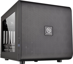 Thermaltake Core V21 Micro Case with Window, USB 3.0, 200 mm Fan, Black