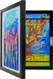 Meno rėmas vaikų piešiniams A4 su vieta 150 darbų KRUZZEL