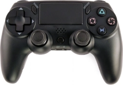 Belaidis žaidimų pultelis „PlayStation 4“ ir PC – juodas