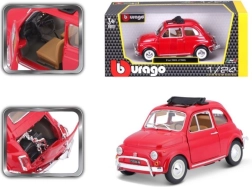 Bburago Fiat 500L 1:24 red die-cast model
