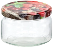 Stiklainis 250 ml su užsukamu dangteliu, fi 82 – 1 vnt.