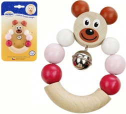 Detoa barškutis meškiukas rožinis