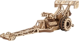 Ugears medinis mechaninis dragsterio modelis