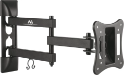 Universal wall mount for TV and monitor 13–27" black, max 15 kg, VESA 100×100