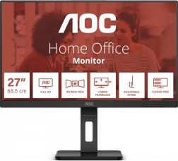 Monitorius AOC 24 colių IPS HDMI DP Pivot garsiakalbiai
