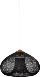 Pakabinamas ratano gaubtas 50 cm – juodas