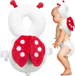 Apsauginė kuprinė pirmiesiems žingsniams – galvos pagalvėlė vaikams – Boružėlė