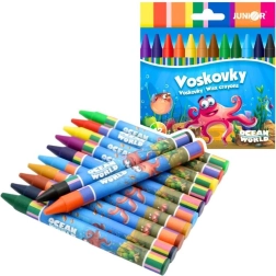 Vaškinės kreidelės Ocean World – 12 vnt.