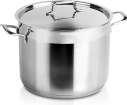 Stainless steel pot with lid Anett 26 cm, 10 l