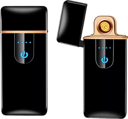 Elektrinis kaitinamasis USB žiebtuvėlis – juodas