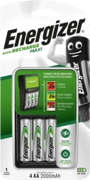 Įkroviklis ENERGIZER Maxi su AA 2000 mAh akumuliatoriais (4 vnt.)