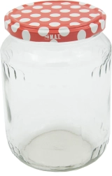 Konservavimo stiklainiai 720 ml TWIST 82 su dangteliais „Puntík“, 8 vnt.