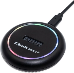 Dokavimo stotelė M.2 NVMe/SATA SSD su USB‑C ir RGB apšvietimu 2 TB
