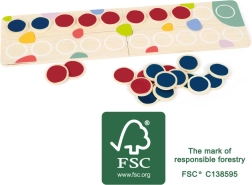 Small Foot medinis edukacinis skaičiuotuvas iš FSC medienos