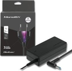 AC Adapter for HP 65 W, 19.5 V, 3.33 A, connector 4.5 × 3.0 mm with pin