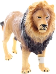 Plastic lion figurine 13 × 9 × 4 cm