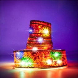 Dekoratyvinė LED juostelė 10 m, 100 LED, maitinama baterijomis – Daugiaspalvė