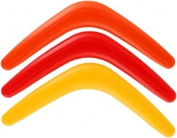 Plastikinis bumerangas 28 cm – 3 spalvos