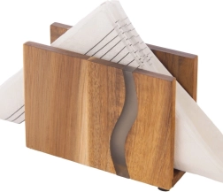 Medinis servetėlių laikiklis River 12 × 8,5 cm